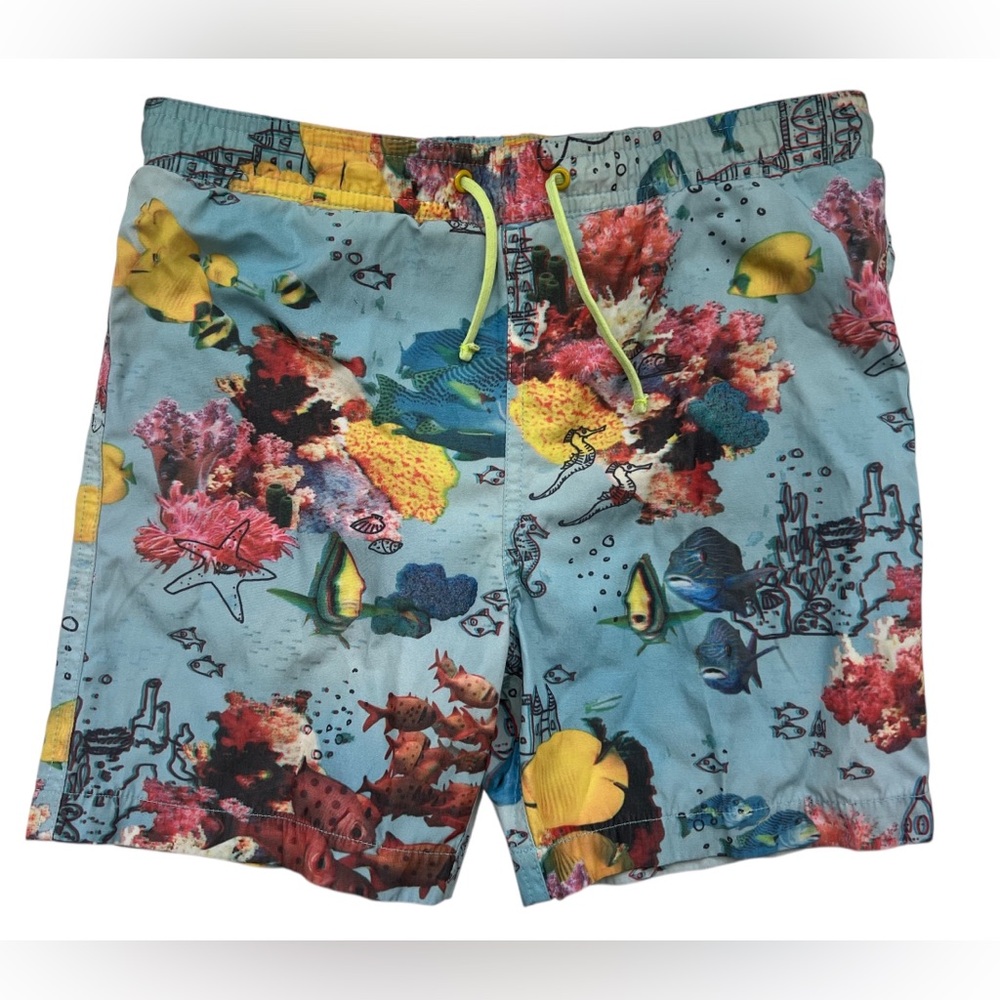 Stella McCartney Kids Size 6 Boys Swim Trunks Shorts Summer Ocean Designer